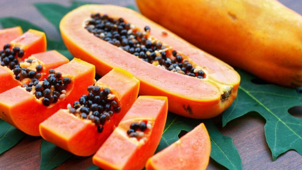 papaya at Vermixin